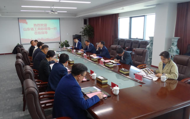 山東省工商聯副主席郭建禮一行蒞臨集團調研